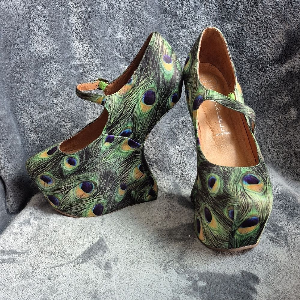 Jeffrey Campbell Havana Night Fab 6.5 Heel-less Platform